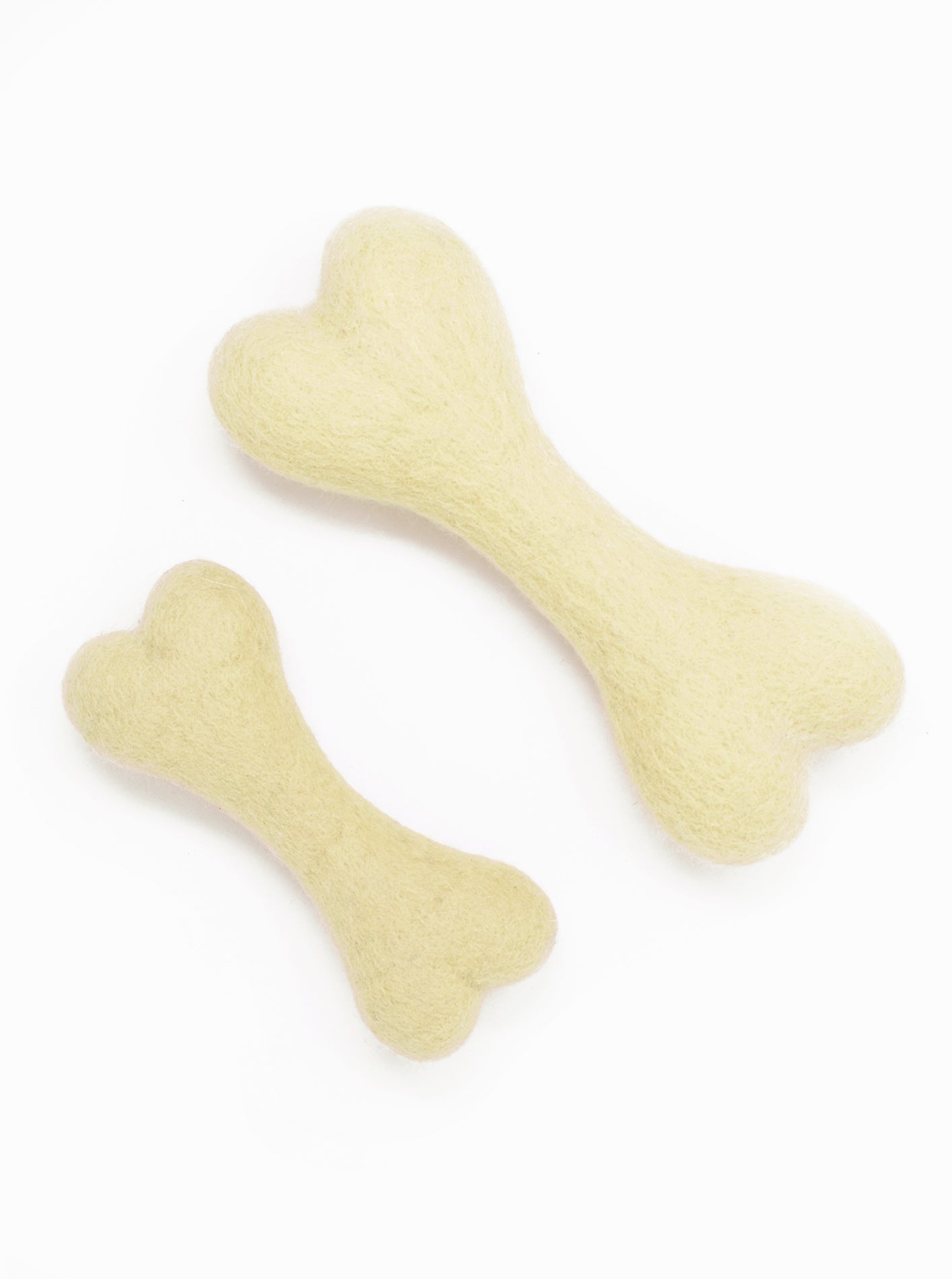 CREAM WOOLBONE - DOG TOY
