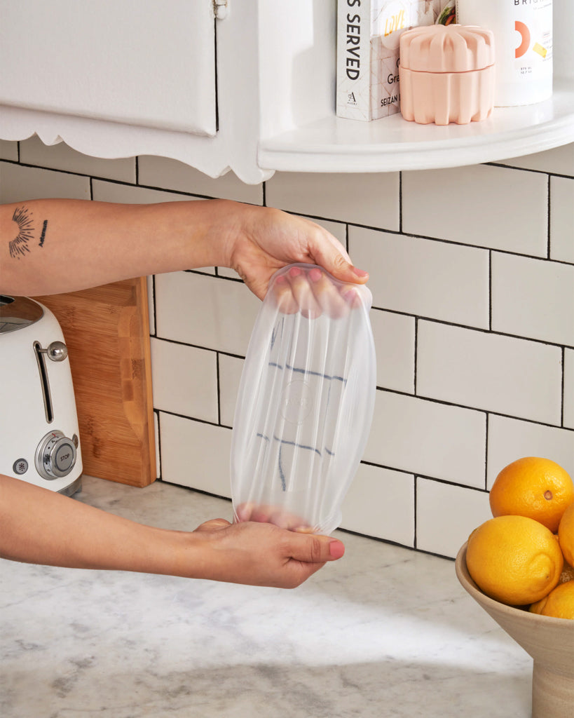 6-Piece Reusable Stretch Lids - Round Set