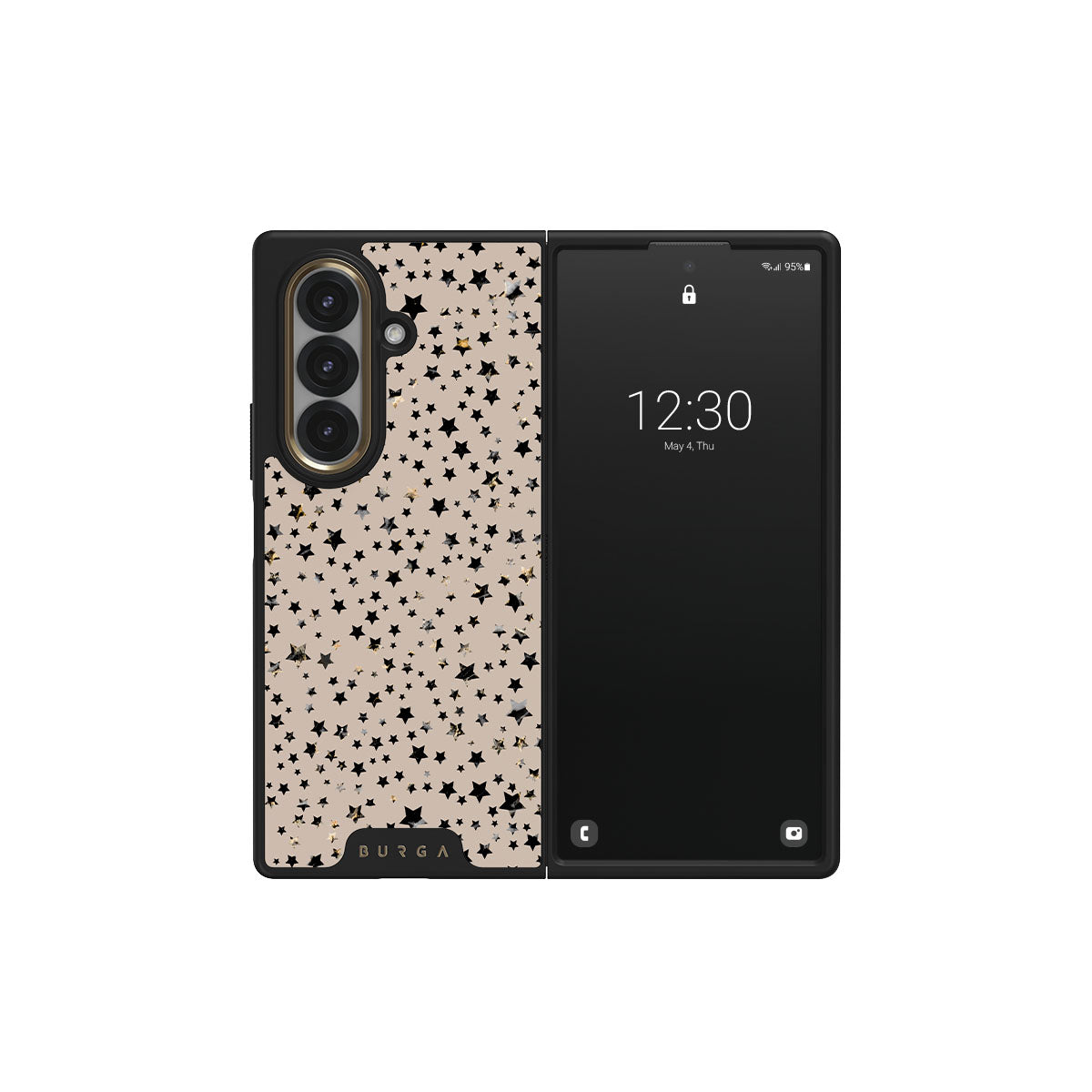 Sparkling Tiara - Stars Samsung Galaxy Z Fold 7 Case