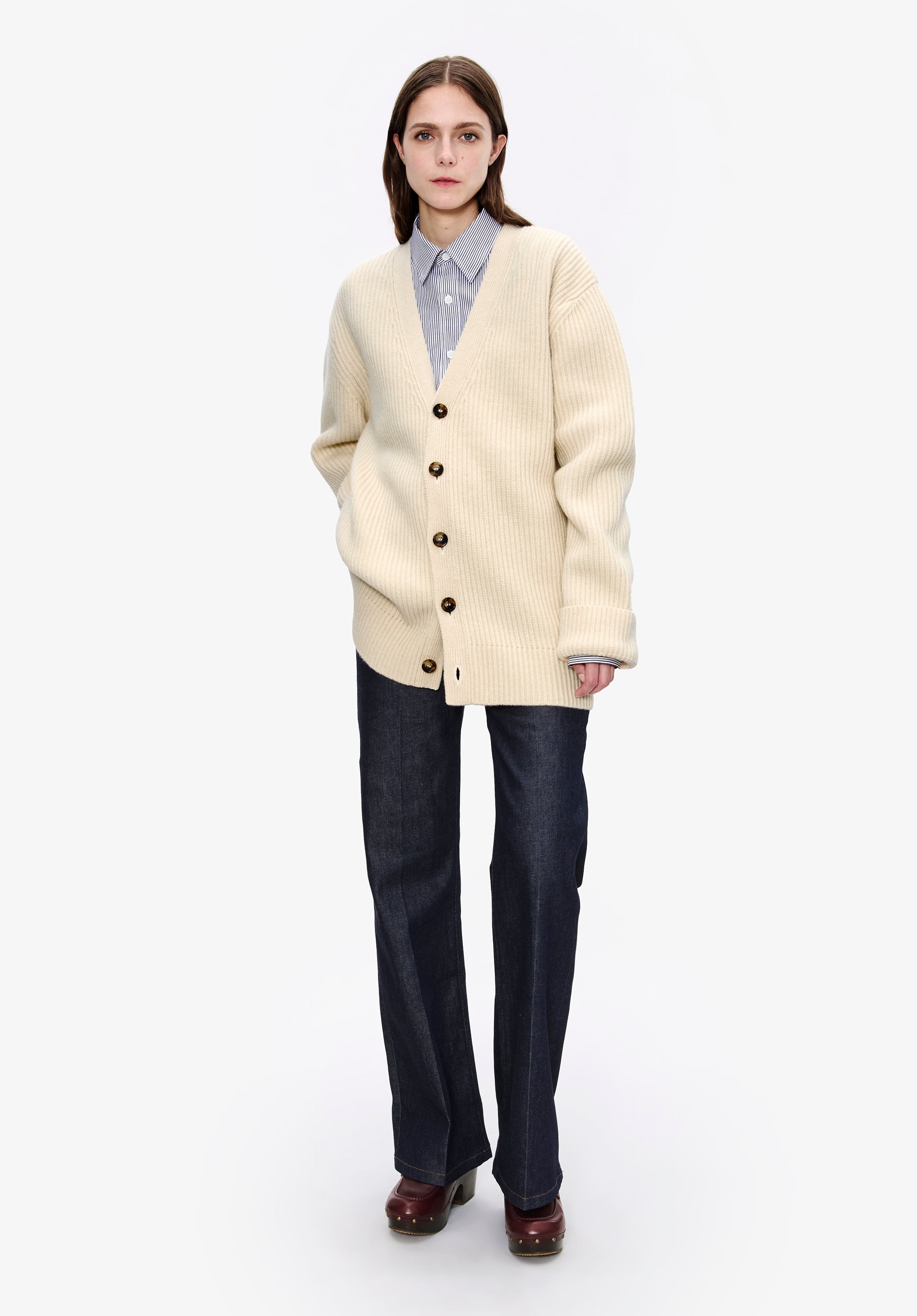 Cardigan unisexe laine et cachemire