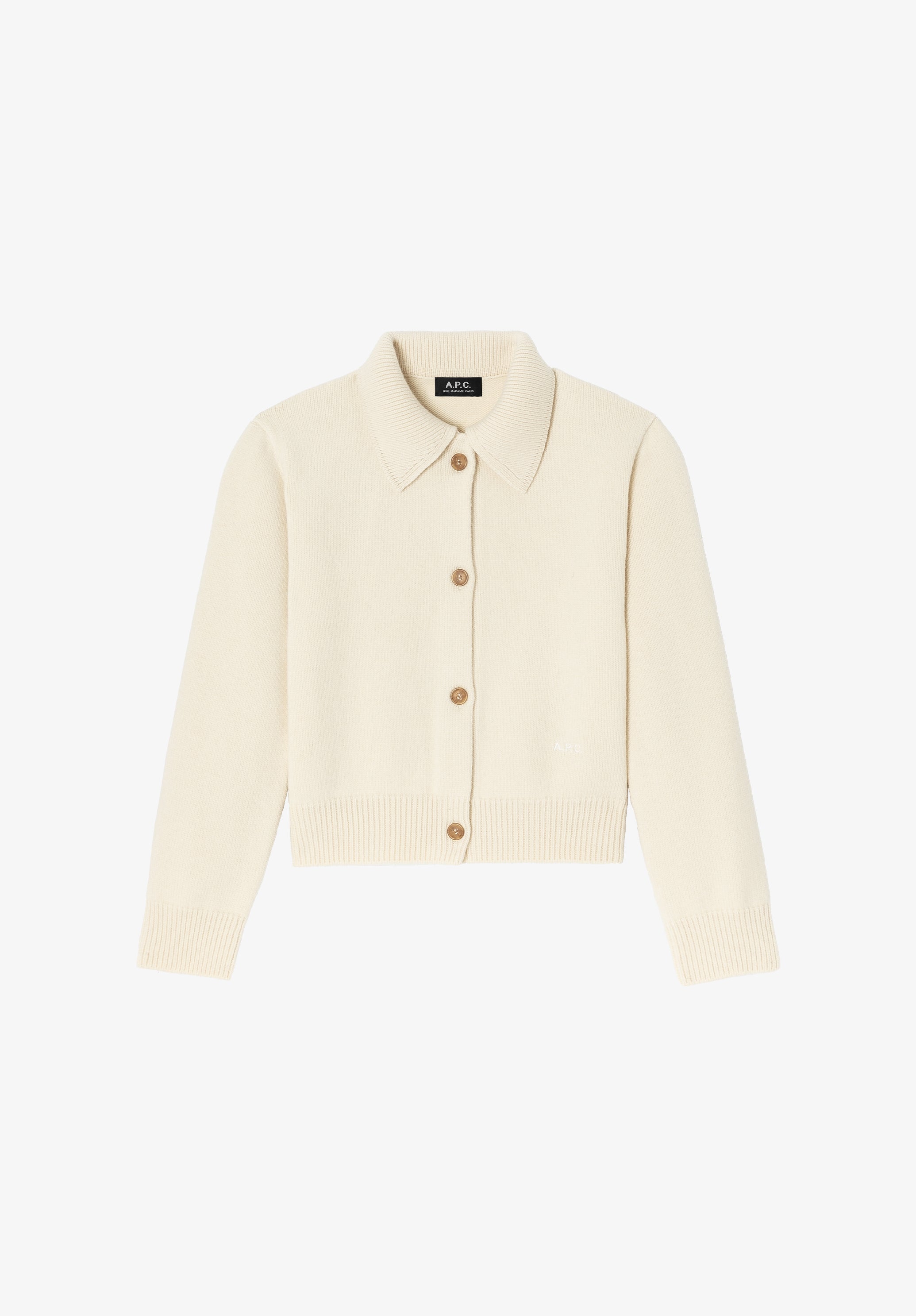 Cardigan polo uni