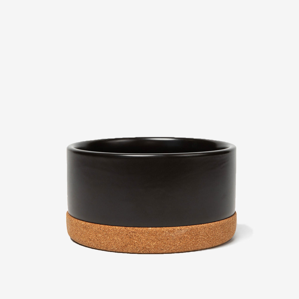 Corky Ceramic Dog Bowl