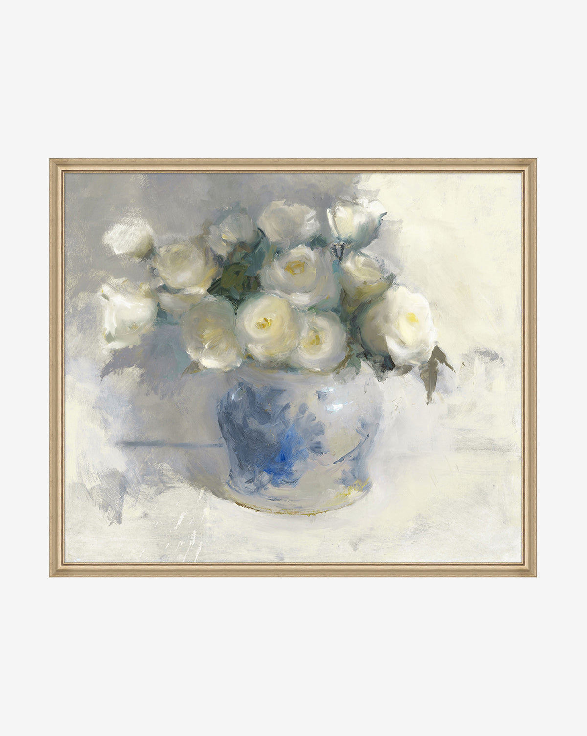 White Camellias by Leslie Dyas