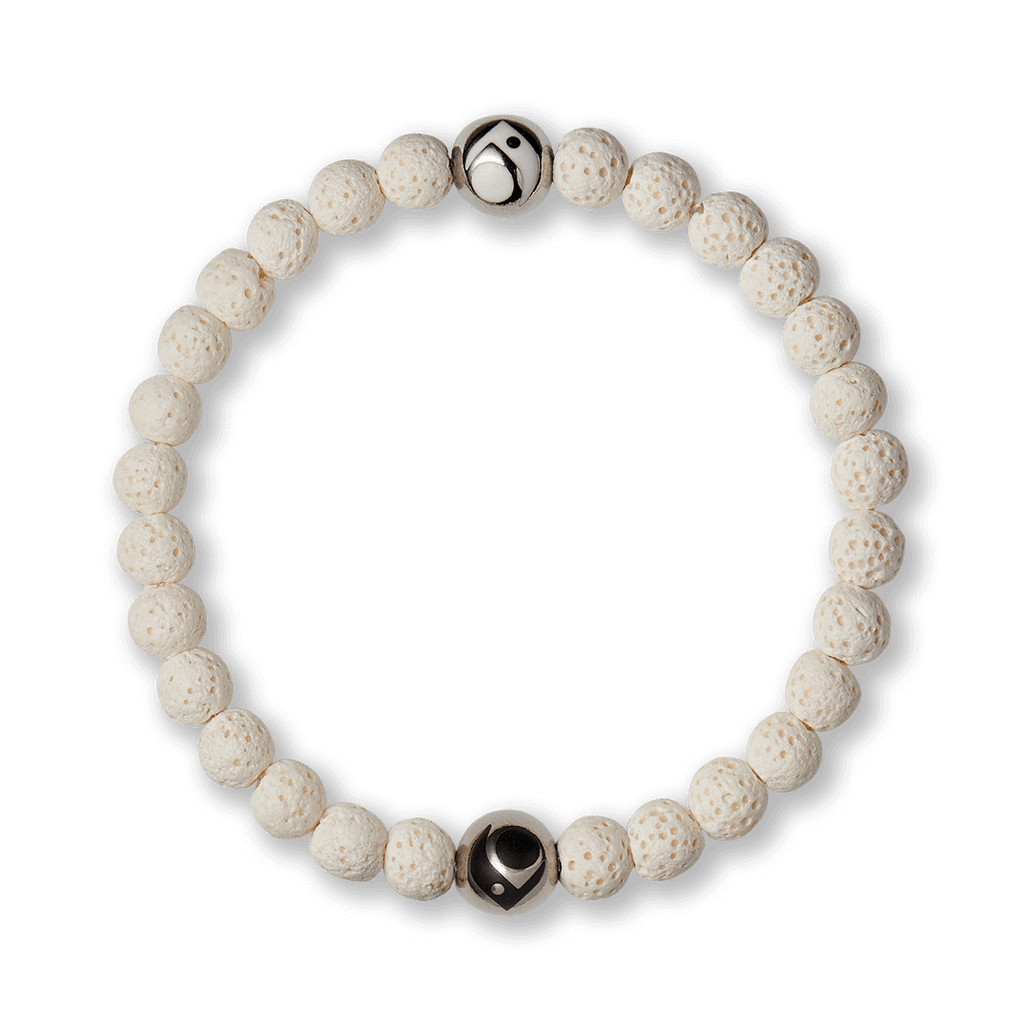 White Lava Stone Bracelet