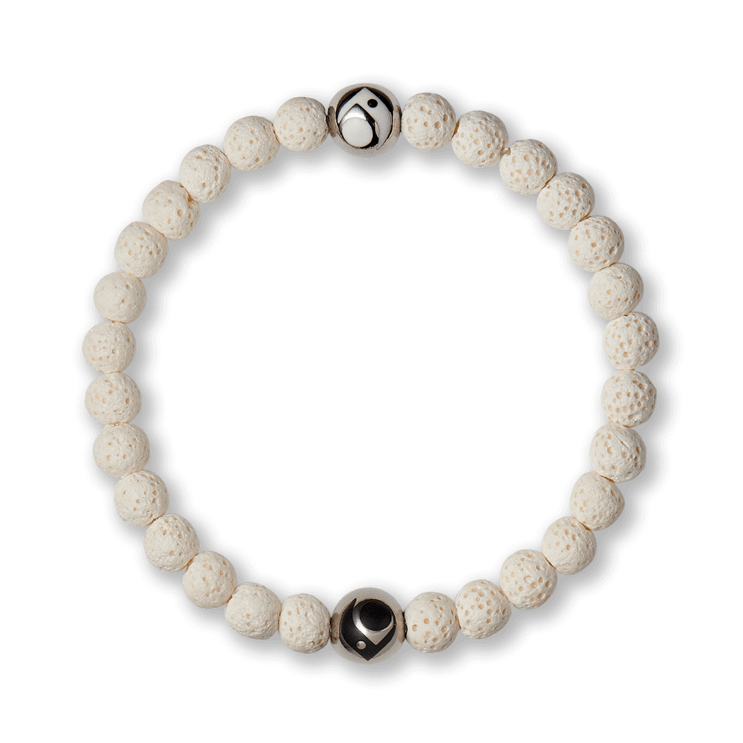 White Lava Stone Bracelet