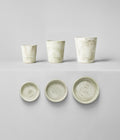 White Patina Planters and Trays Bundle