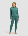 Women's Blake Waffle Hoodie & Jogger Set