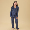 Women's Ribbed Collared Pyjamas
