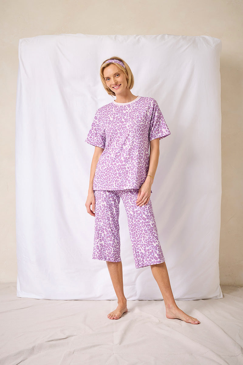 Oversized Tee Capri Set