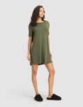 Women's Bamboo Stretch-Knit Sleep Dress - Wholesale