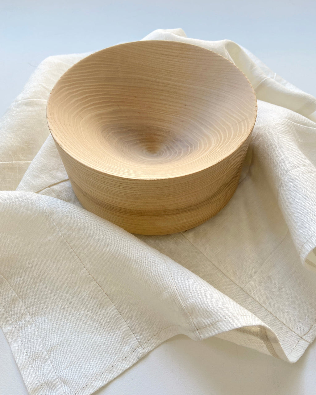 Wood and Linen Gift Set