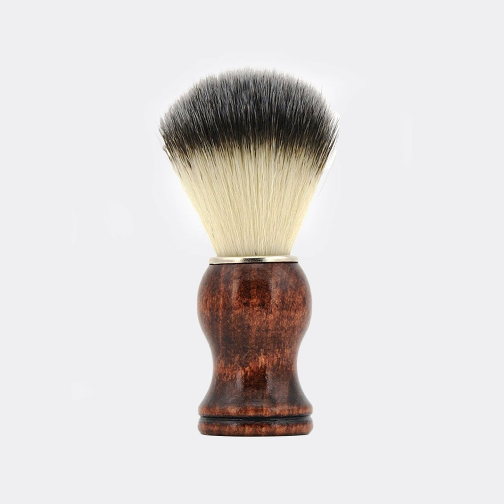 Medium Wood Synthetic Shaving Brush