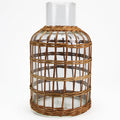 Woven Rattan Carafe