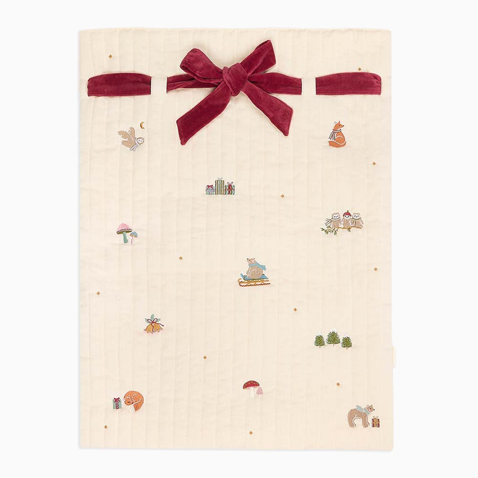 Avery Row Christmas Present Sack - Bear Cub