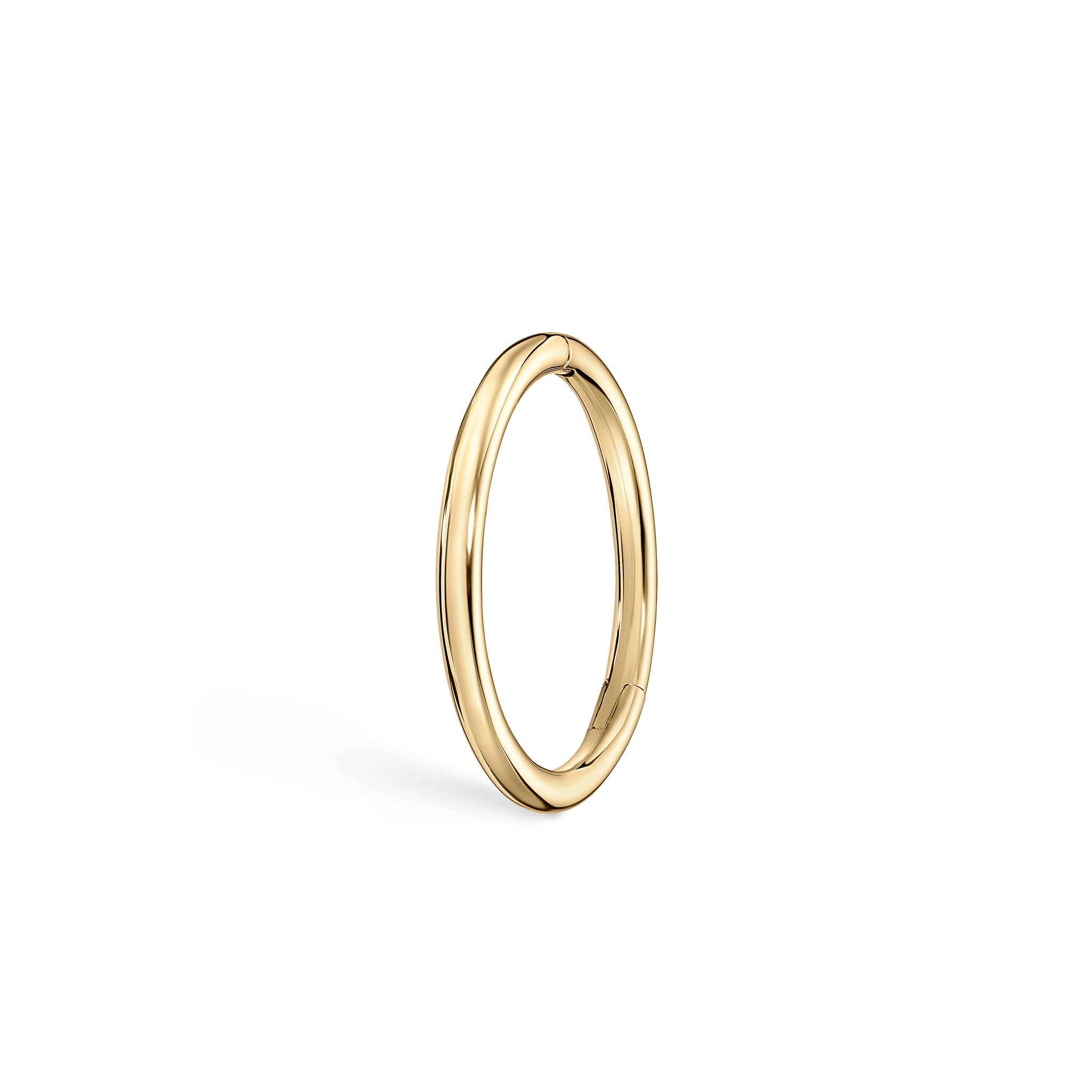 Plain Gold Hoop Earring