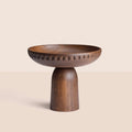 Large Nera Bowl (Walnut Oil with Raindrops)