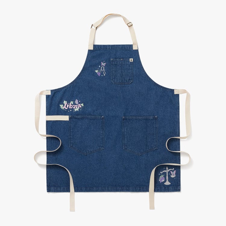 Libra Denim Zodiac Essential Apron