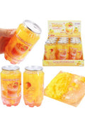 Sparkling Mango Fruit Soda Can Glitter Slime