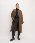 The ReNew Quilted Long Liner | Cocoa