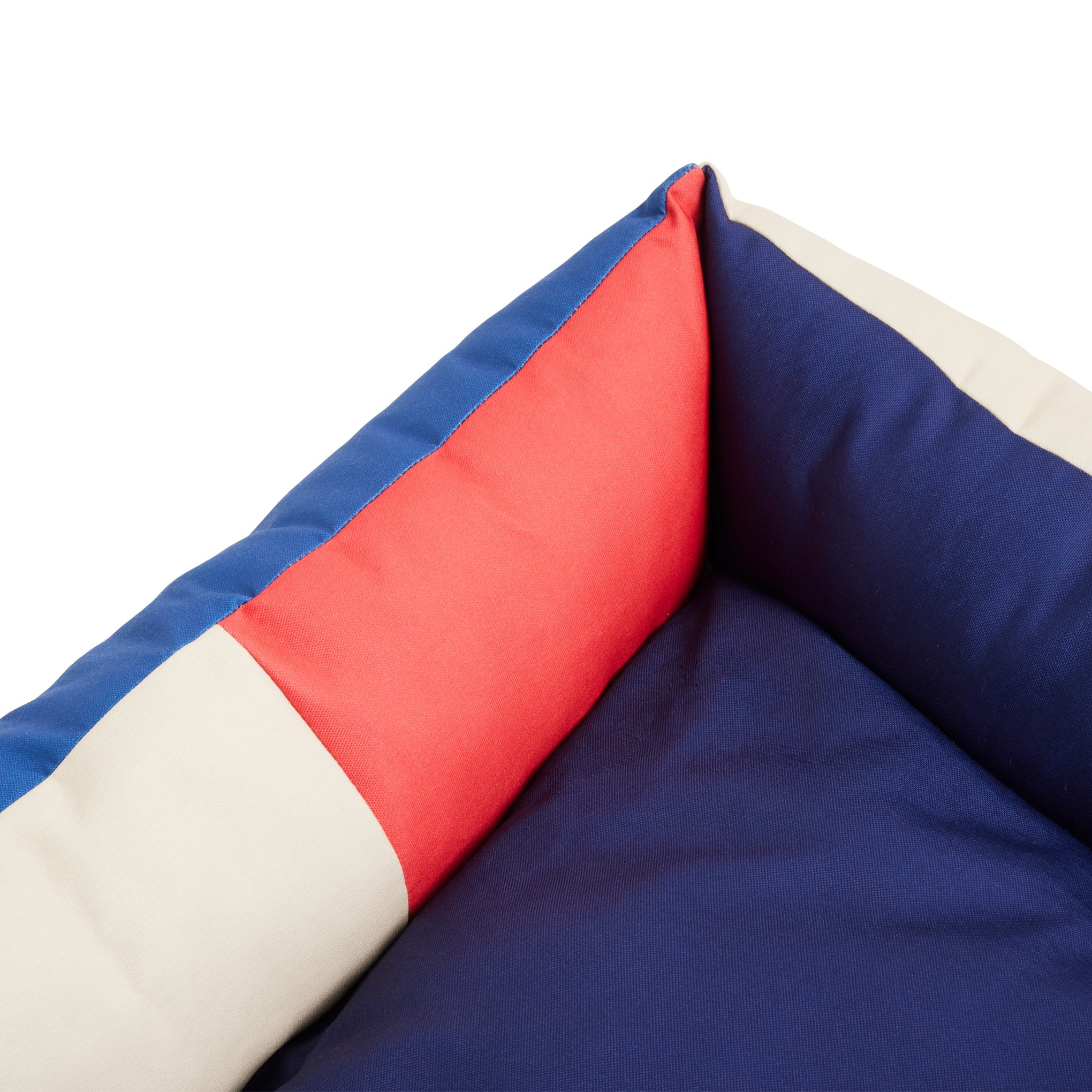 HAY Dog Bed in Recycled Polyester - Red/ Blue