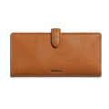 Continental Snap Wallet - Tan