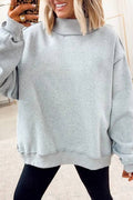 66 Game Day Oversize Reversible Mock Neck Sweatshirt (S-4X)