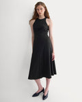 Sleeveless Seamed Dress | Black