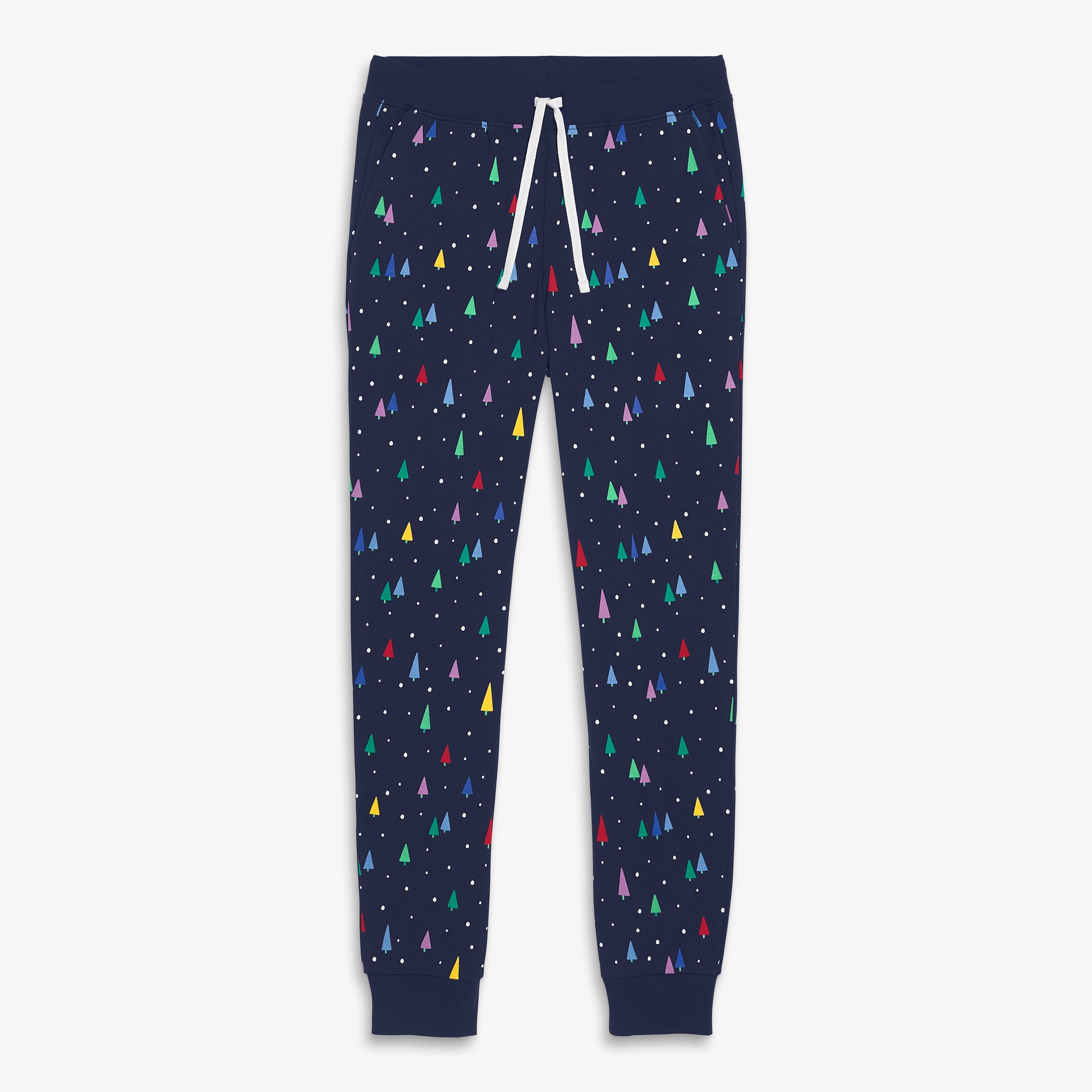 Adult organic PJ pant in rainbow forest (unisex fit)