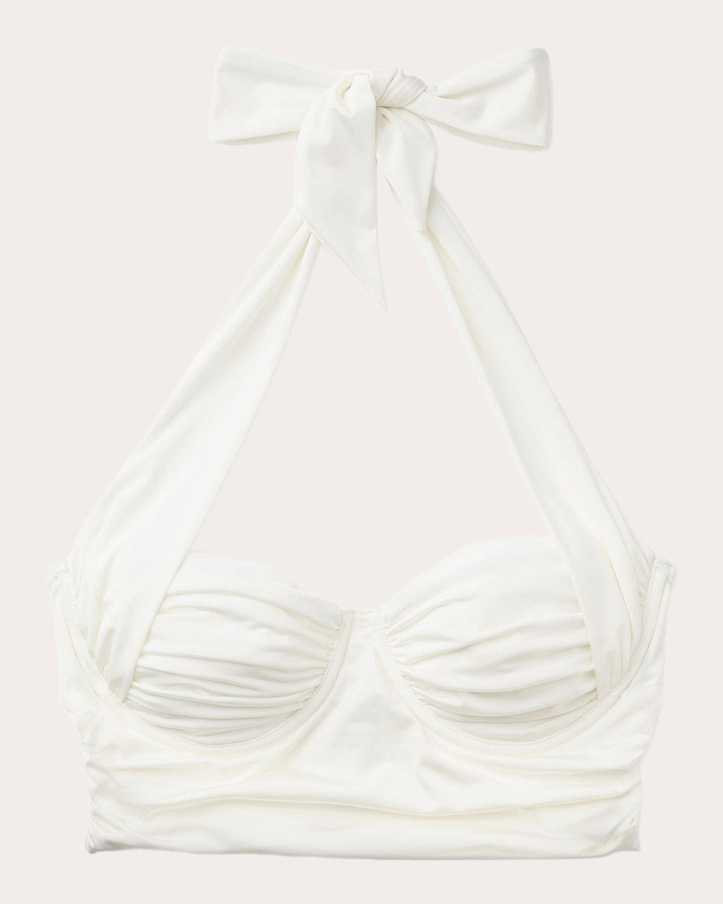 Haven Ruched Underwire Halter Bikini Top