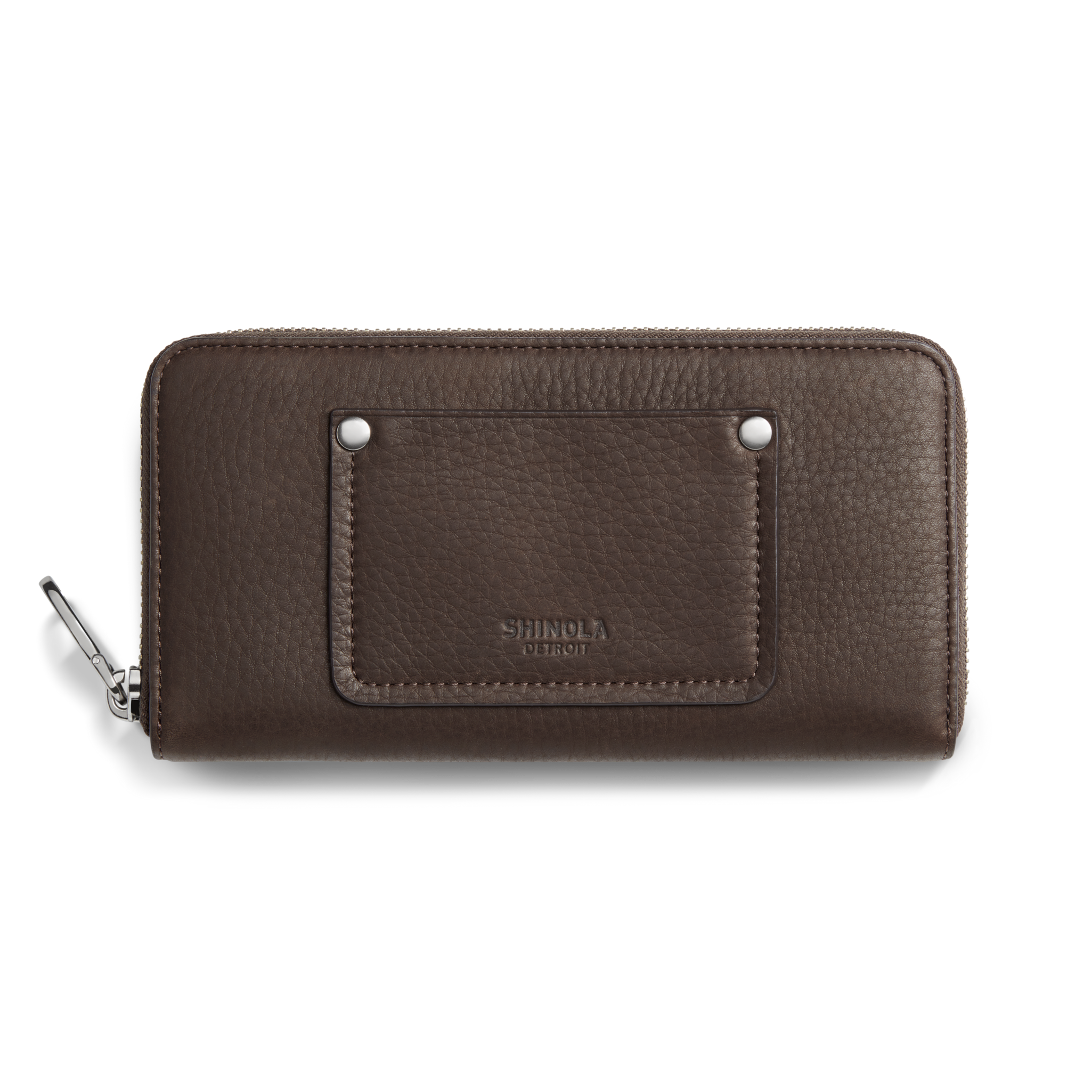 Pocket Zip Wallet - Espresso