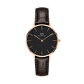Petite York Black Rose Gold