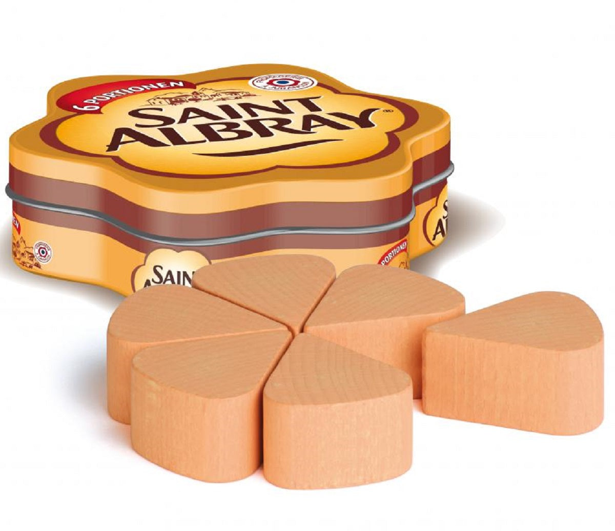 Tin of Saint Albray Cheese Slices
