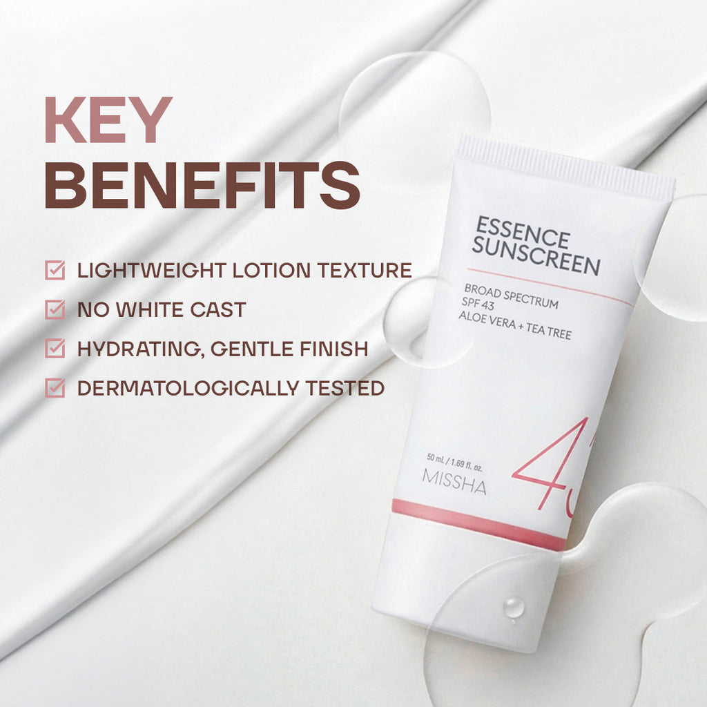 Essence Sunscreen SPF43+ 50ml (OTC)