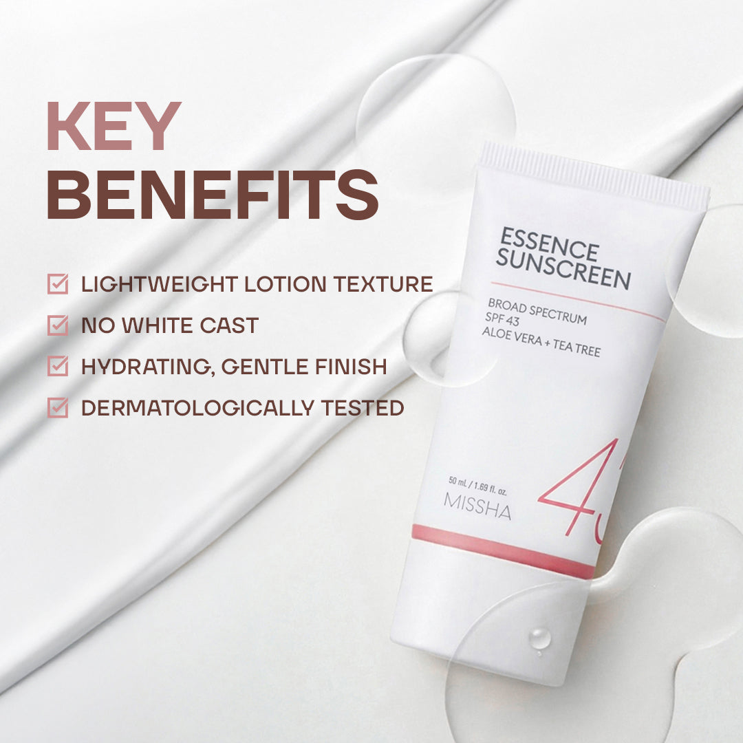 Essence Sunscreen SPF43+ 50ml (OTC)