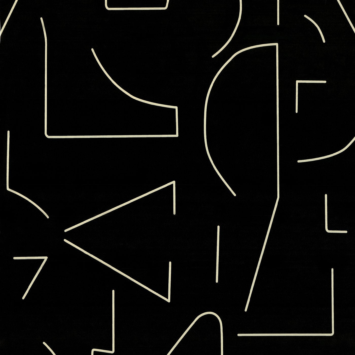 Almost Shapes Wallpaper - Black