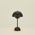 Flowerpot Portable Lamp - Matte Black