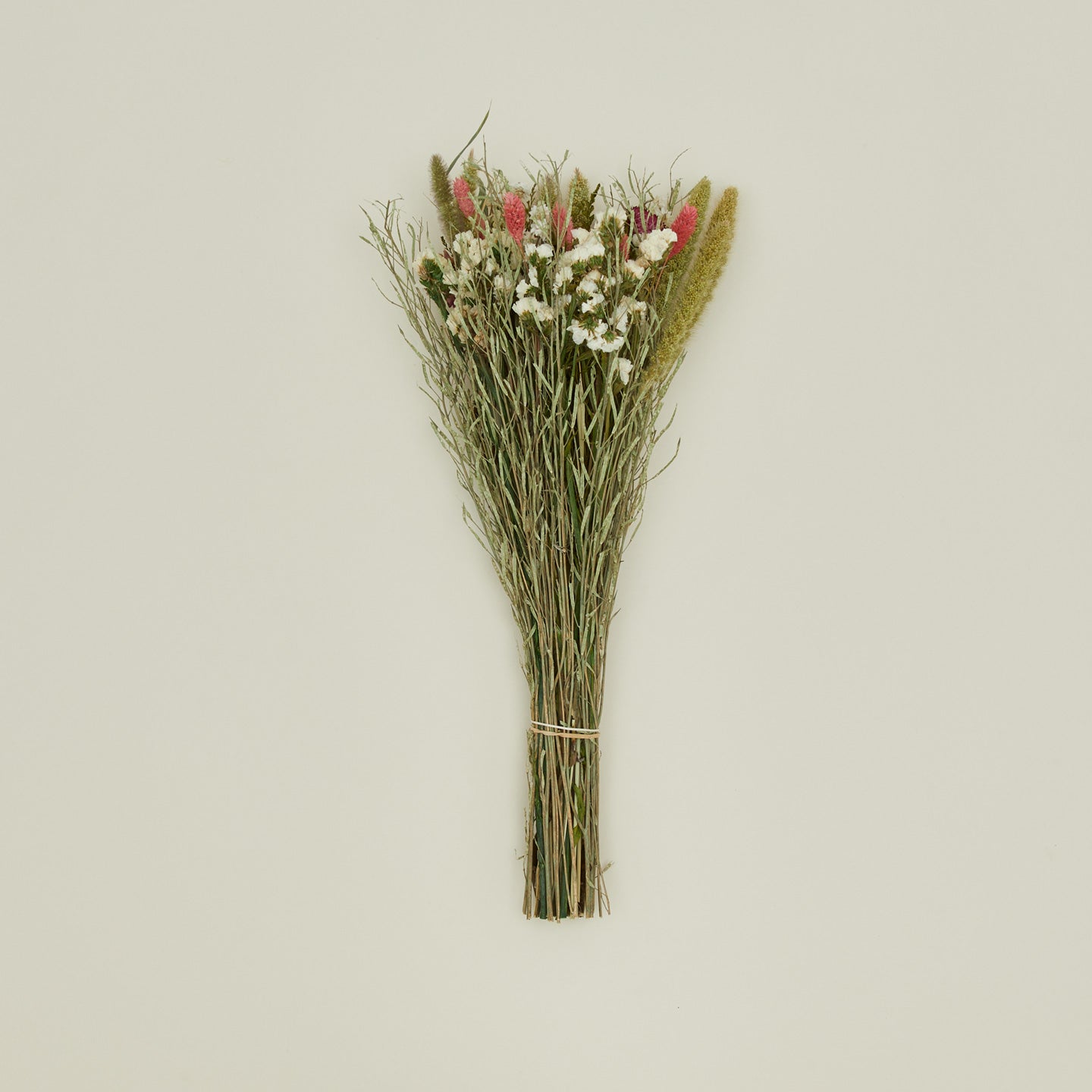 Dried Floral Bouquet - Pink Strawflower