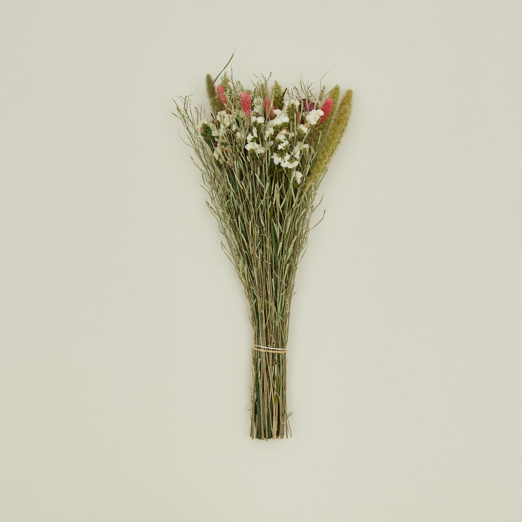 Dried Floral Bouquet - Pink Strawflower