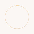 Marylebone Story Chain Anklet in Solid Gold