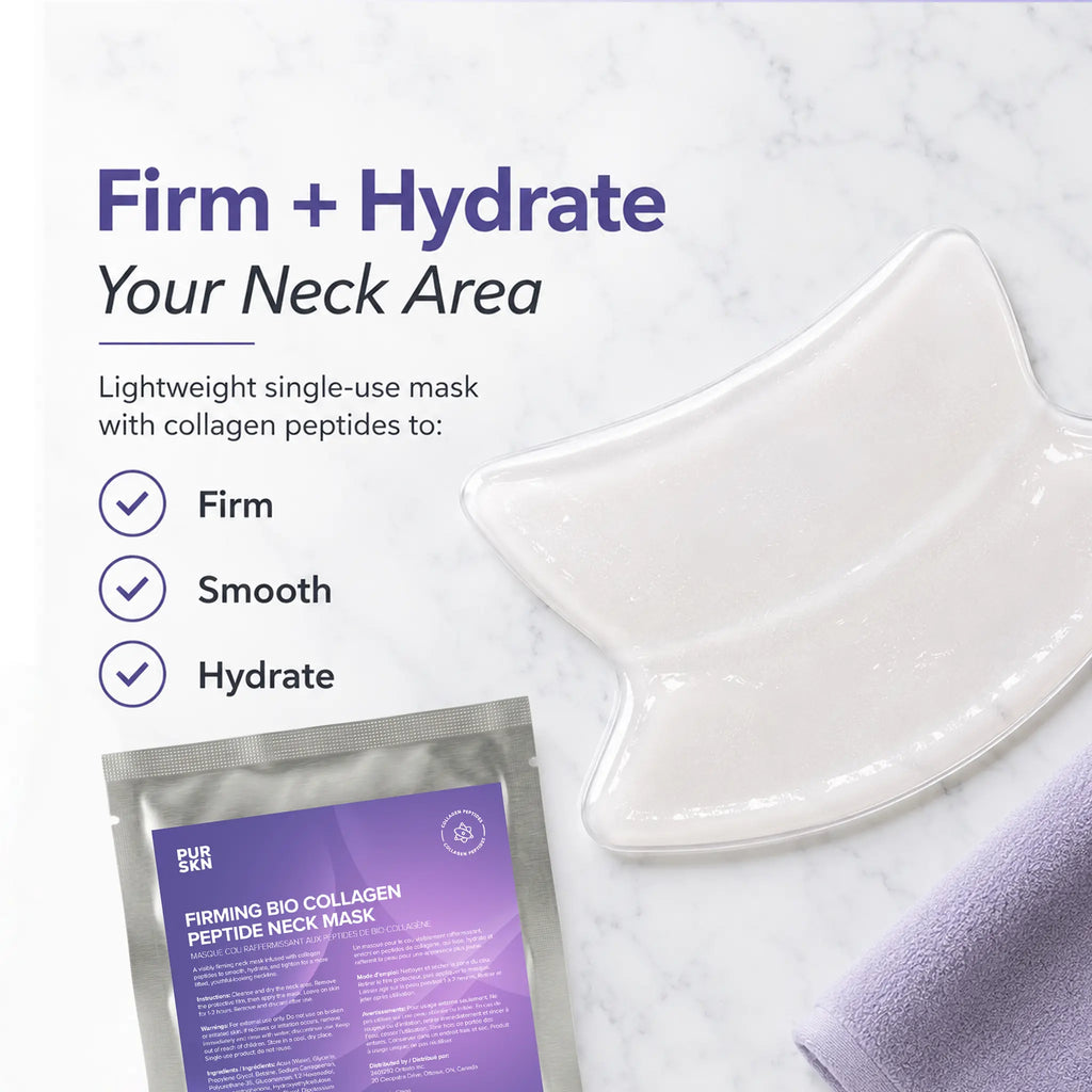 Anti-Age Firming Bio Collagen Peptide Neck Mask