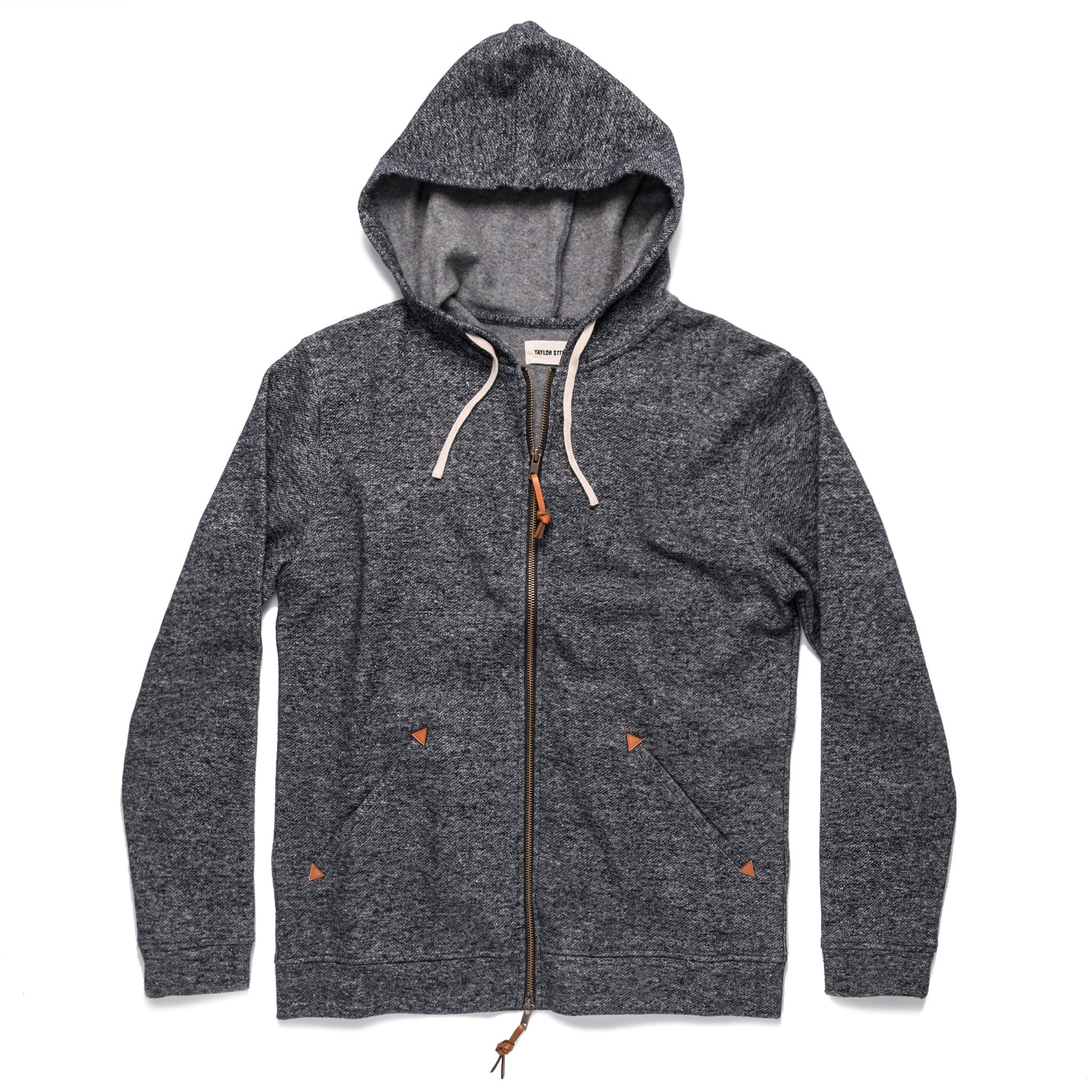 The Après Hoodie in Navy Hemp Fleece