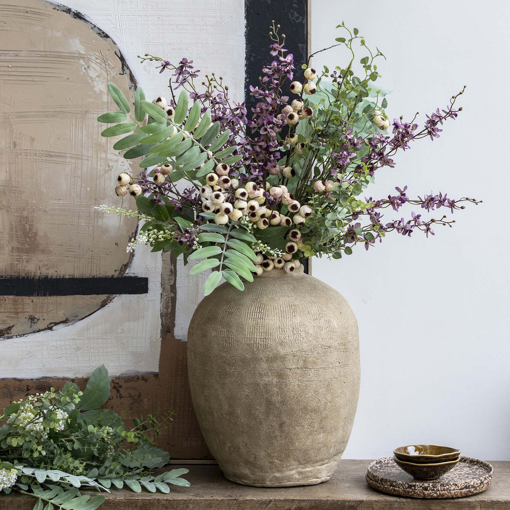 Faux Wild Orchid Bunch