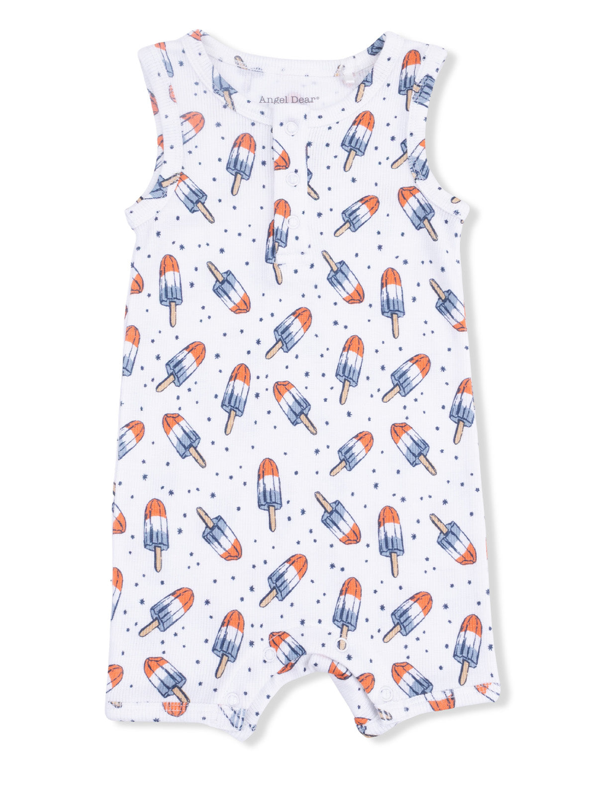 Henley Shortie Romper, Astro Pop