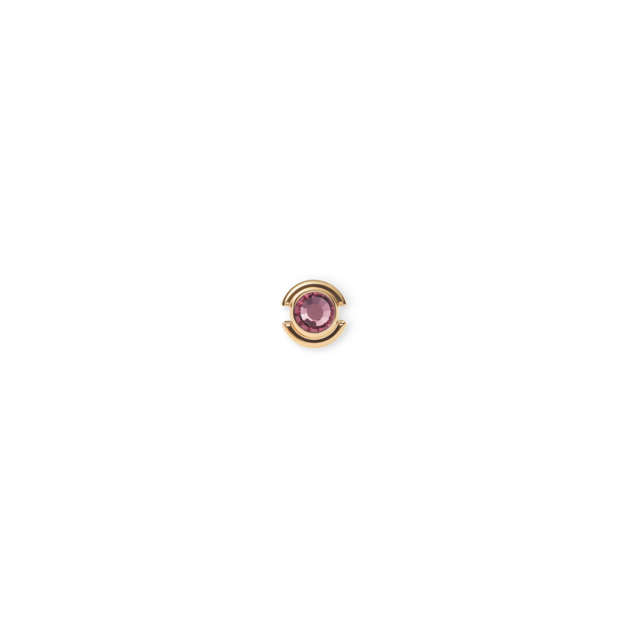 February Charm Gold