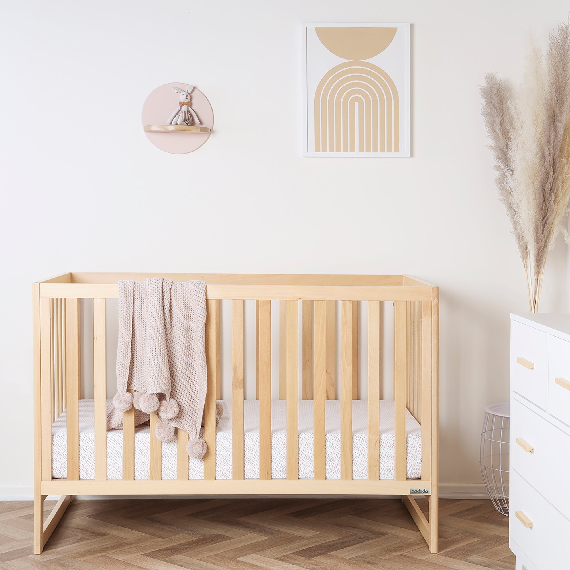 dadada Baby Austin 3-in-1 Convertible Crib