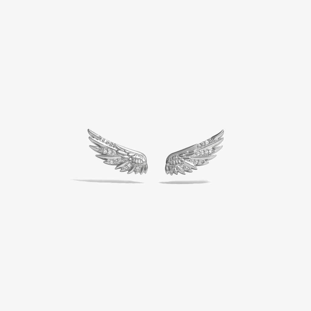 Sapphire Wing Ear Climber