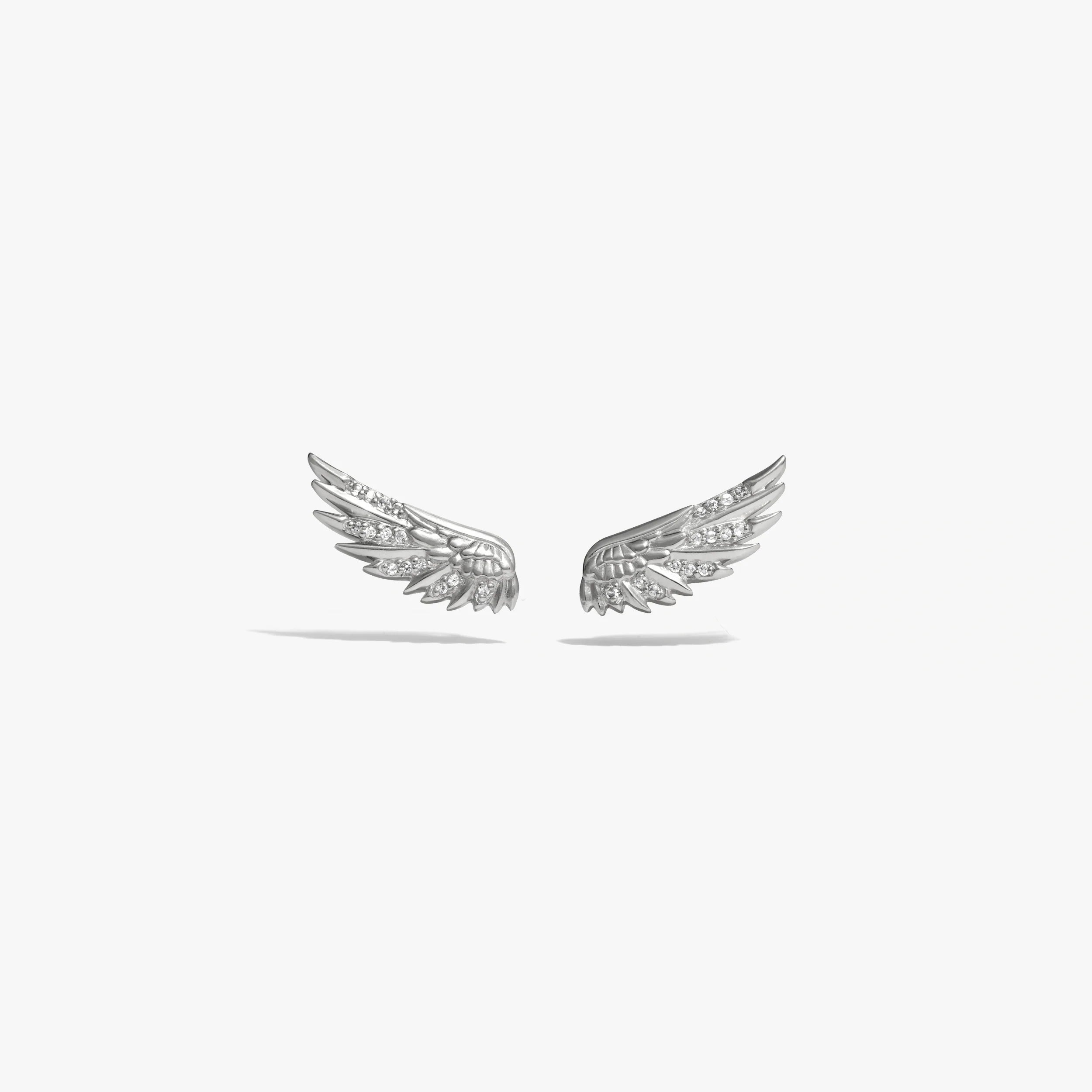Sapphire Wing Ear Climber