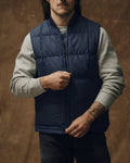 Waxed Down Vest - Night Sky