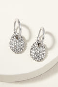 Ulani Reversible Drop Huggie Earrings | Silver