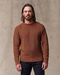 Vintage Cotton Crewneck Sweater - Rust